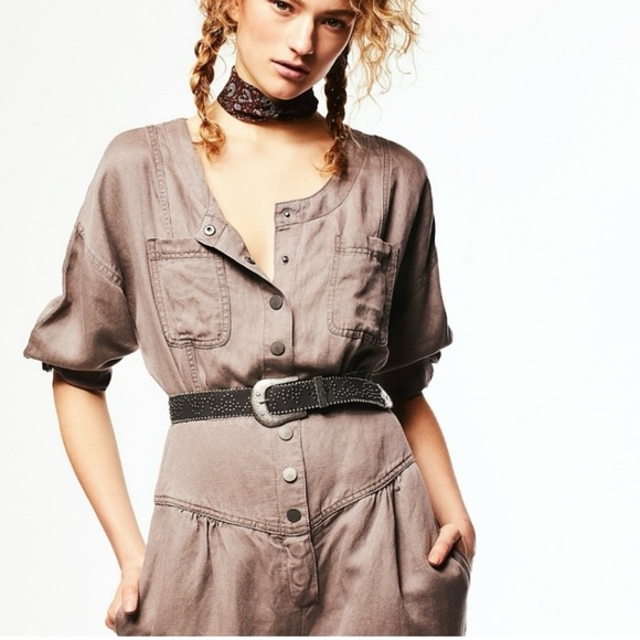 FREE PEOPLE Something About You Utility Jumpsuit - Picture 2 of 12